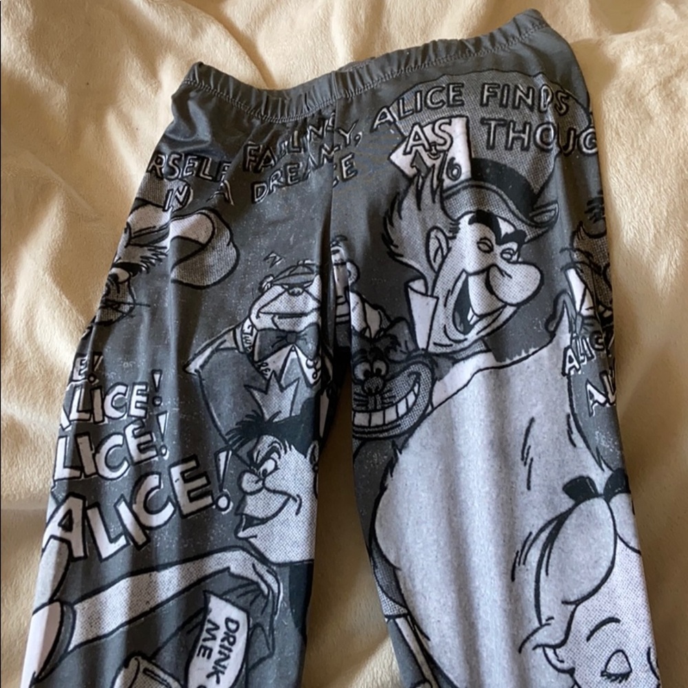 Disney size small Alice in wonderland leggings